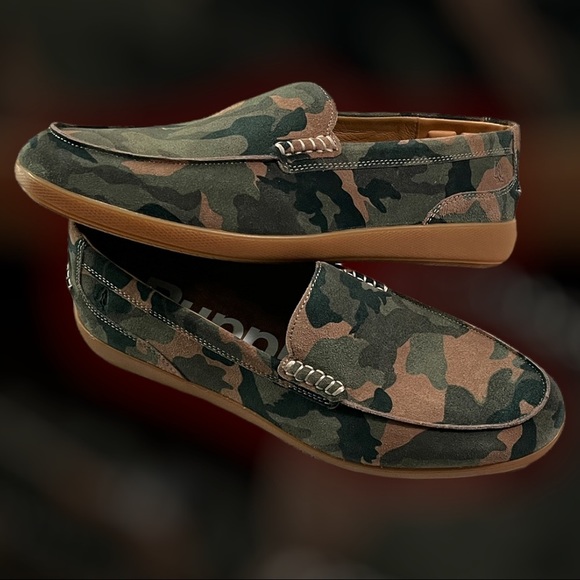 Hush Puppies Slip-Ons Camouflage Theme NWOT Men’s 9.5 - Picture 2 of 8